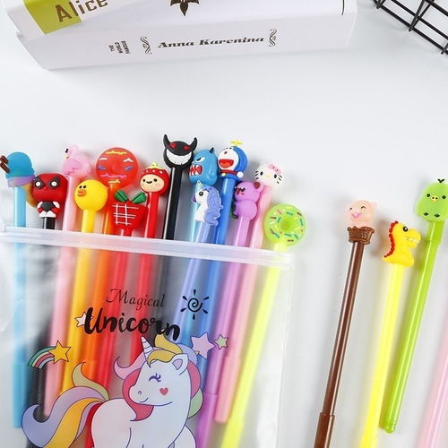 韓國文具可愛卡通創(chuàng)意中性筆小清新水筆超萌黑色簽字筆學(xué)生用品