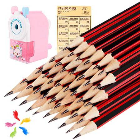 小學生無毒鉛筆一年級hb書寫筆兒童學習文具用品批發